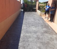 Hormigon impreso Alicante